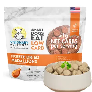 Freeze-Dried Chicken Dog Food – High-Protein, Grain-Free Keto Recipe | 25oz Bag Freeze-Dried Chicken Dog Food – High-Protein, Grain-Free Keto Recipe | 25oz Bag