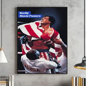 Inspirational Boxing Wall Art Determination Quote Poster Vintage Fighter Aesthetic Gym Office Decor Gift Idea Unframed