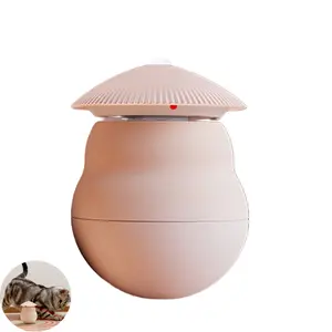 Interactive Smart Cat Toy with Auto-Sensor Silent Motor Dynamic Red Beam Projection for Indoor Cats Exercise Boredom Relief Eco-Friendly ABS Material