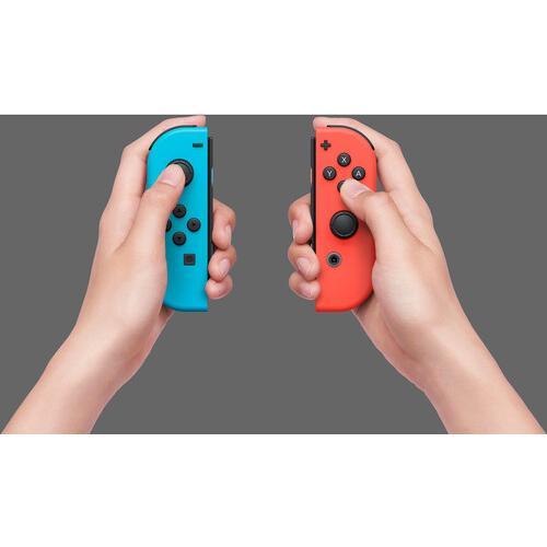Switch Accessory:  Controller - Nintendo JOY-CON:  (L)/(R) - Neon Red/Neon Blue  [GAMES ACCESSORIES] Blue, Red, Controller
