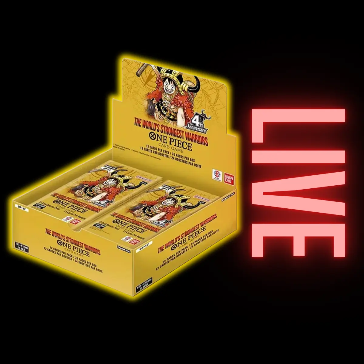 One Piece - The World's Strongest Warriors Booster Box (LIVE)