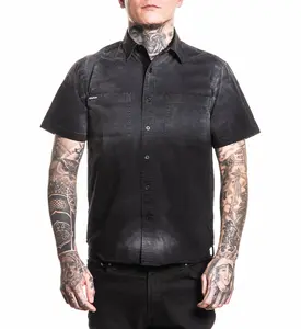 Affliction Men's Deaths Reflection Woven Shirt