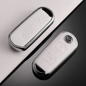 Fashion Tpu Car Key Case, Remote Control Key Full Cover Holder, Fits Mazda 2 3 6 Atenza Axela Demio Cx-5 Cx5 Cx-3 Cx7 Cx-9 2015-2019