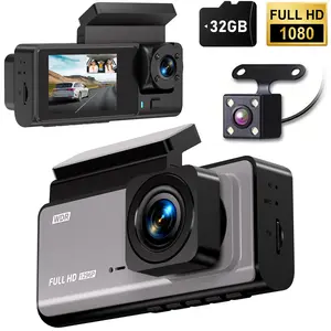 Front Dash Cam, Automotive Dashcam, Car DVR with 1080P Camera, Car Recorder with Super Capacitor, Support Parking Mode, Circular Recording, 170° Wide View, Safe Driving Camera