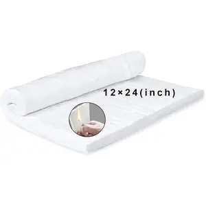 24" x12"x1" (Thick) Ceramic Fiber Blanket Fireproof Insulation Baffle Rated to 2400F High-Temperature Resistance for Oven Stoves Kilns Forges