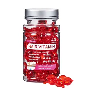 Hair Treatment Serum - no Rinse with Argan Macadamia Avocado Oils - Vitamins A C E Pro B5 - Conditioner for Women & Men