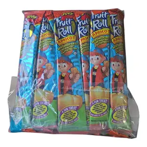 Jovy Fruit roll Apricot flavor 16 count 15-oz bag Mexican candy dulces mexicanos Sweet Tangy