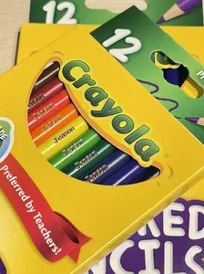 Personalized 12pk Crayola Colored Pencils for Back to School Elementary Kindergarten Gift | Laser Engraved Color Pencils for Teacher or Students
