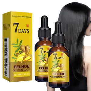 Eelhoe Ginger Hair Growth Liquid, 2 Boxes, Hair Growth Set, Nourishing, Haircare Moisturizing Anti-Fall Nutrient Solution, Hair Health Supplement