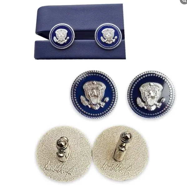 Presidential Donald Trump Cufflinks Silver
