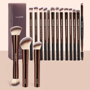 Professional Makeup Brush Set, 16pcs/set Soft Face Makeup Brushes for Foundation, Powder, Concealers, Eye Shadows, Blush, Makeup Accessories for Women & Girls