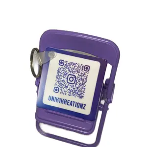 QR Code Keychains for Streamlined Payments and Social Media
