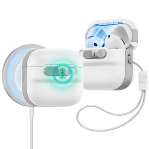ESR for AirPods 4 Case & AirPods Pro (1/2/3 Gen) Case,  MagSafe Compatible, Magnetic Lid Lock, Drop-Proof Protection Cover with Lanyard, Pulse Series