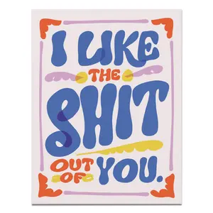 Like the Shit Out of You Greeting Card Like the Shit Out of You Greeting Card