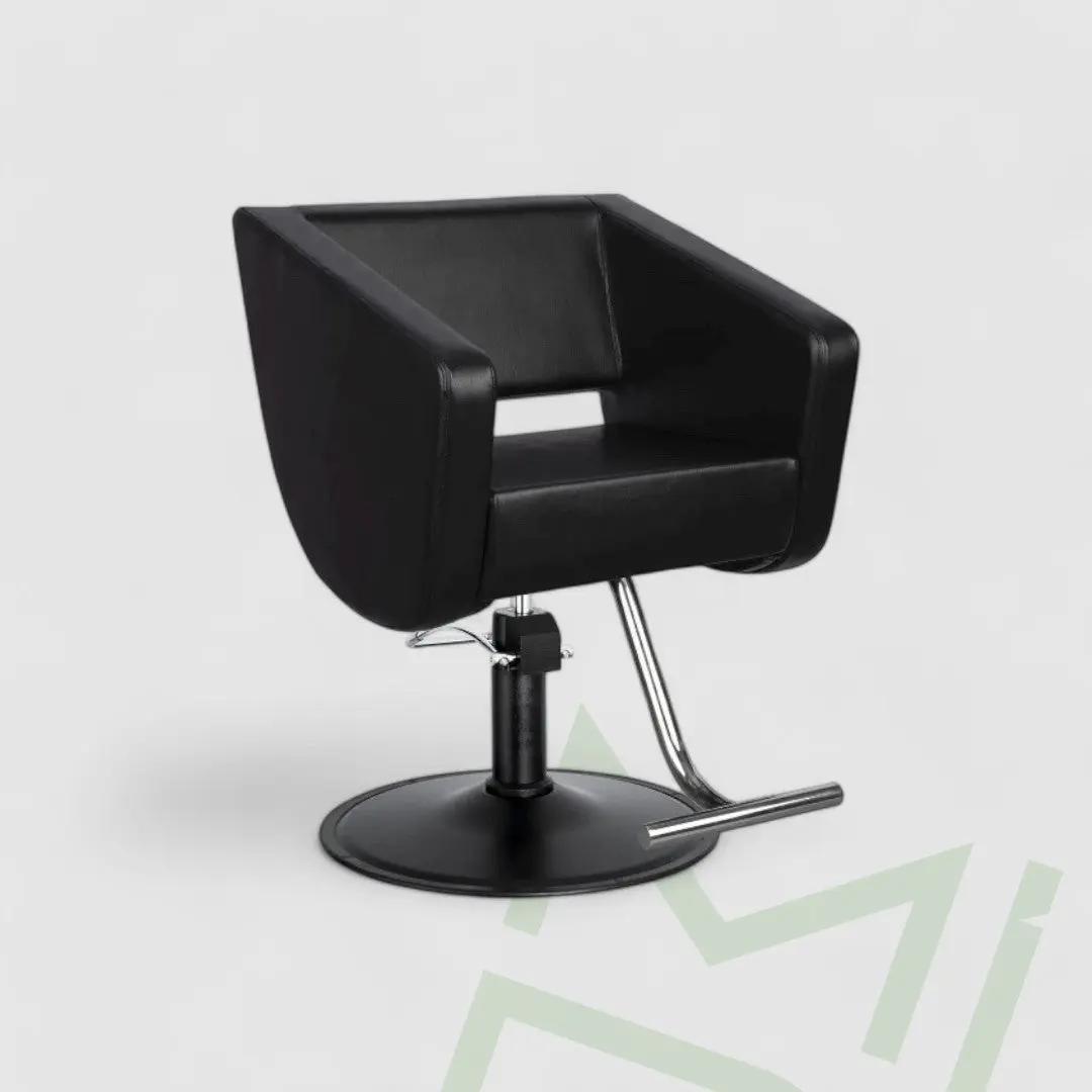 Maysa Luxury Hydraulic Lift Styling Chair - Commercial Salon Furniture, Beauty Salon Equipment, 18" Seat Depth, 19" Inside Arm Distance, 26" Outside Arm Width, 22"-29" Travel Range, 550 Lbs Weight Capacity, Sturdy, Long-Lasting Use