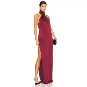 Katie May Sidrit Gown in Bordeaux