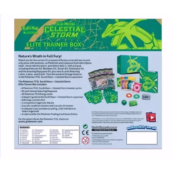 Pokmon TCG ETB: Celestial Storm Elite Trainer Box - Includes 8 Booster Packs 65 Sleeves 45 Energy Cards & More for Sun & Moon Series - TikTok Shop Pokmon TCG ETB: Celestial Storm Elite Trainer Box - Includes 8 Booster Packs 65 Sleeves 45 Energy Cards & More for Sun & Moon Series - TikTok Shop