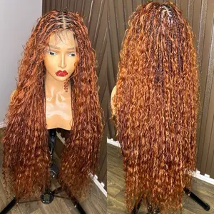 Ginger boho  knotless braided wig Fullace