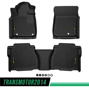 New TPE Floor Mats Liners Fit For 2007-2011 Toyota Tundra Double Cab / CrewMax Upgraded Version