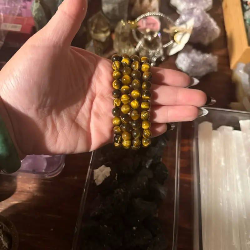 Tigers Eye Beads - Natural Stone for Jewelry Making and Decoration