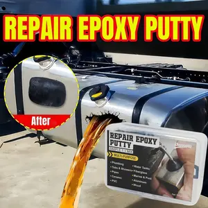 Multi-Purpose Ab Epoxy Putty, RV Metal Repair Glue, Car Fuel Tank Leak Fix, Fast Dry Waterproof High Temperature Strong Adhesion DIY Shaping