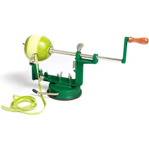 Peeling Machine with Suction Base, Corer and Slicer, Stainless 10 x 5.25 x 6 inches