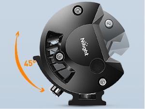 Nilight 2 Pcs 4 Inches 60W Led Pods with 2.5 Inches Tow Hitch Mounting Brackets Backup Reverse Lights Rear Light Bar for Pickup ATV SUV Truck Trailer Boat