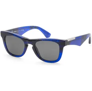 Burberry Men's 50mm Checker Blue Sunglasses BE4426-411487-50
