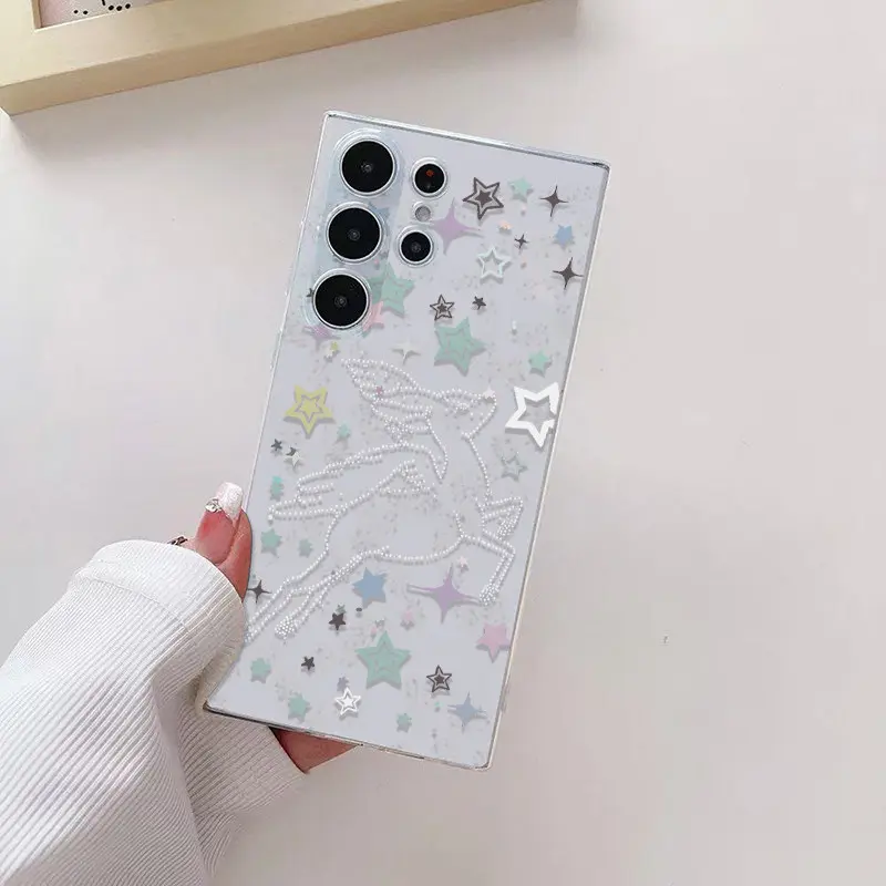 Deer Phone Case for use with Samsung galaxy S25 ultra 5G S24 plus S23 FE S22 S21 S30 Samsung galaxy A73A72A71A55A54A53A52A51A35A34A33A25A24A22A16A15A14A13A12for  girlies heart decor breezy simple Shockproof phone case