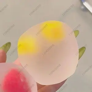 Fruit Mochi Stress Ball Shapable Squishy Ball Raindrop Cake Fidget Toy ASMR Anti Stress Funny Novelty Toy For Adult and Children