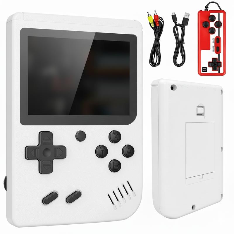 Portable Handheld Game Console with 400 Classical Games, Mini Retro Gamepad, Support for Connecting TV and Two Players, 1020mAh Rechargeable Battery