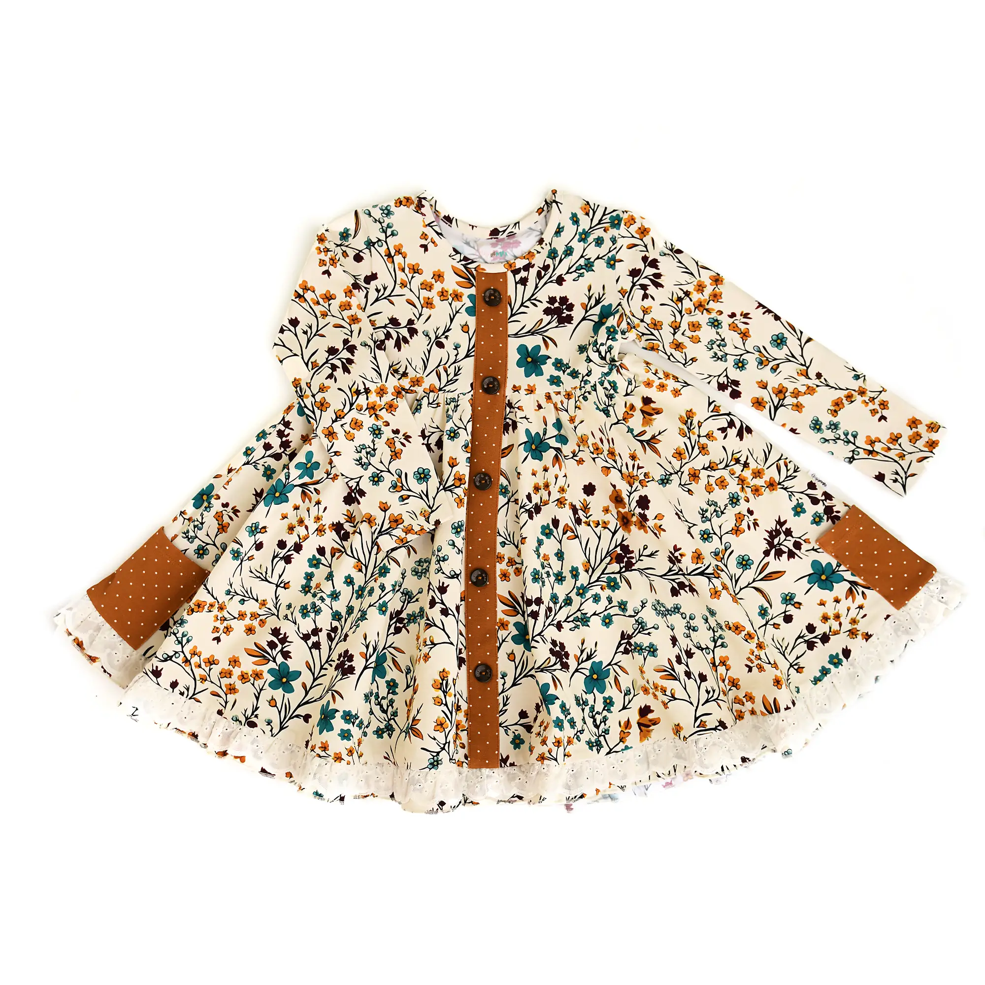 Maren Floral BUTTON DRESS