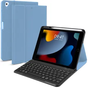 Keyboard Case for iPad 10.2 inch/11 inch No Backlite Keyboard, Detachable Magnetic Protective Cover,  Auto Sleep/Wake