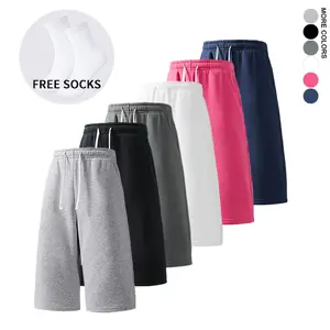 Men’s 3/4 Athletic Pants, Available in 4-Pack or Single Pack Options, Plus Selectable Shorts Styles, with Free Socks Included for Summer Use