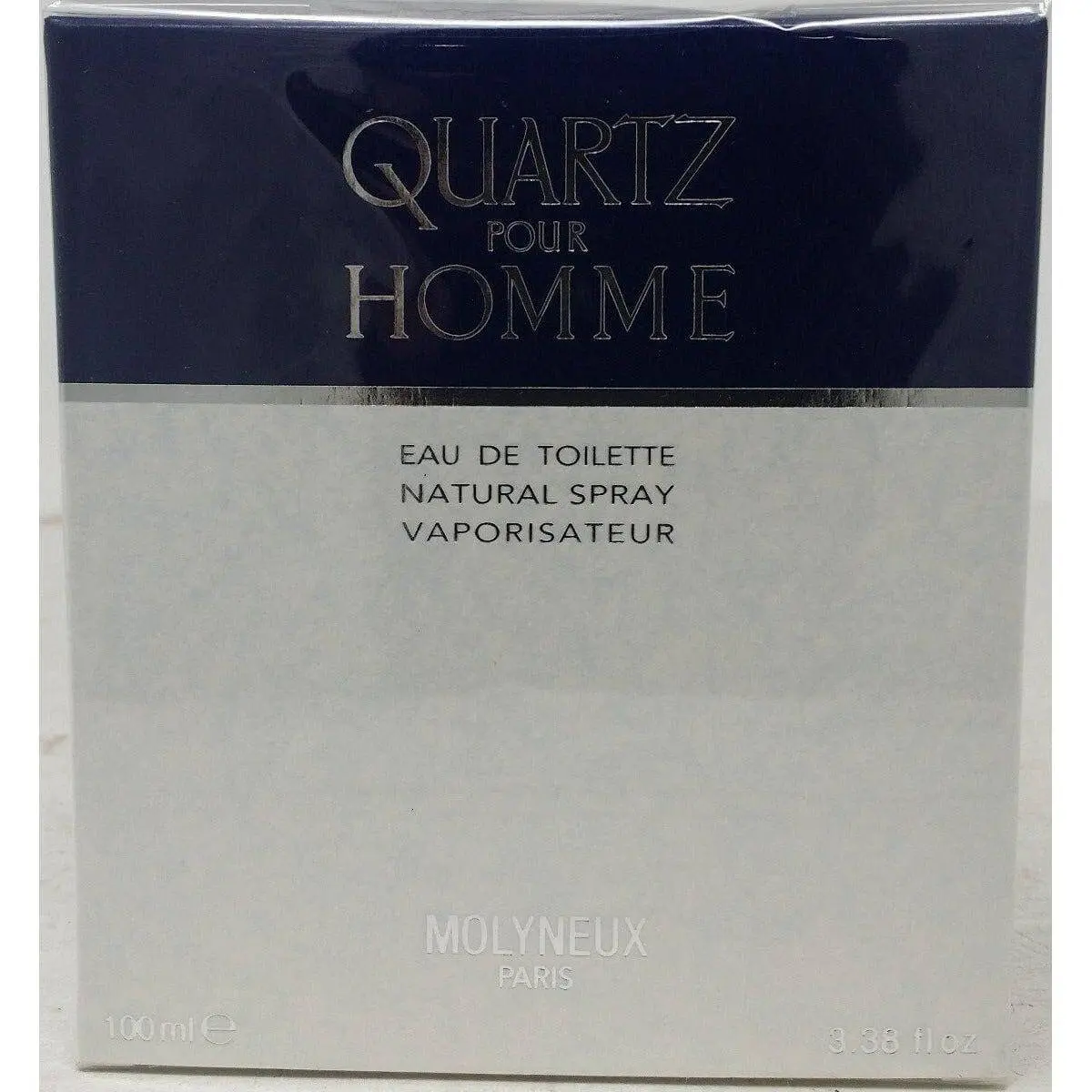 Molyneux Quartz Pour Homme Men's EDT Cologne - 3.38 fl oz, Bergamot Clove & Jasmine Vetiver Scent, Daywear Use, New in Box, Jasmine Men's Fragrance, Blackcurrant Men's Fragrance