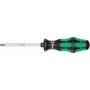 Wera 05008752001 Kraftform Plus 350 SK PH Phillips Screwdriver, Lasertip, PH 2 Head, 4" Blade Length
