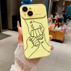 Family unity hands holding together in love and strength Suitable for iPhone 17 16 15 14 13 12 Mini Plus Pro ProMax Dopamine-hue silicone case—slim, shockproof, full camera protection, microfiber-lined. Minimalist & fresh