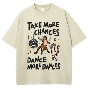 Take More Chance Dance More Dance Vintage Tee 90s Graphic Tees Men's t Shirts Graphic Tee t Shirts Funny Graphic Tee Good Graphic Tees Men's Graphic Tees Streetwear Outfits Men Vacation Outfits Oversized Tshirt Men