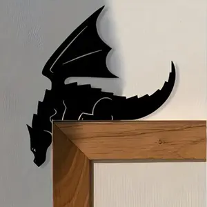 Creative Cute Dragon Design Wall Art, Metal Wall Decor, Wall Hanging Decor for Home Living Room Bedroom, Modern Home Decor, Home Decor, Poster