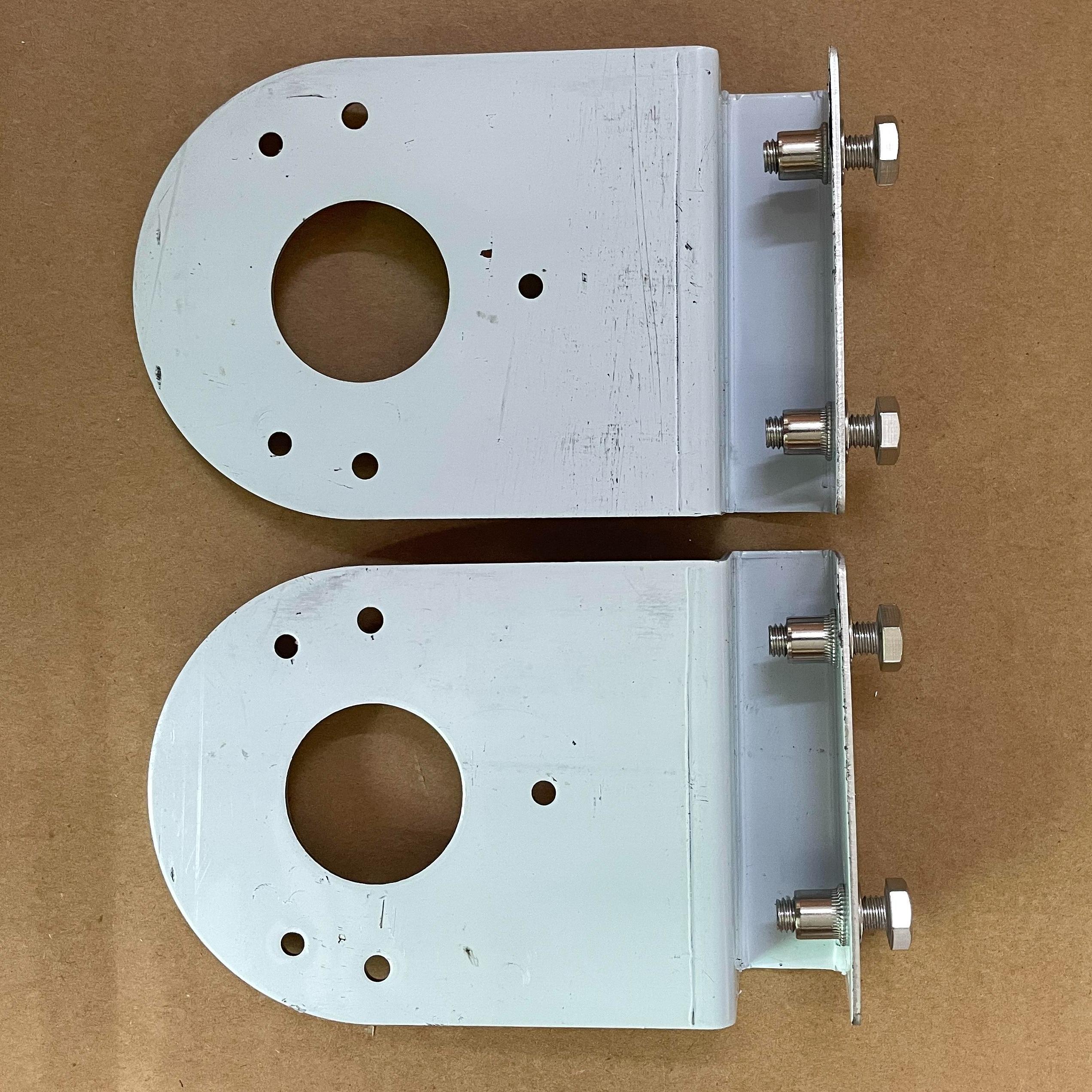 Watermelon Light-Specific 90-Degree Clamp-On Bracket 2-Piece Stainless Steel Underbody Light Mount, No-Drill Design, Compatible with Semi-Trucks and Pickup Trucks