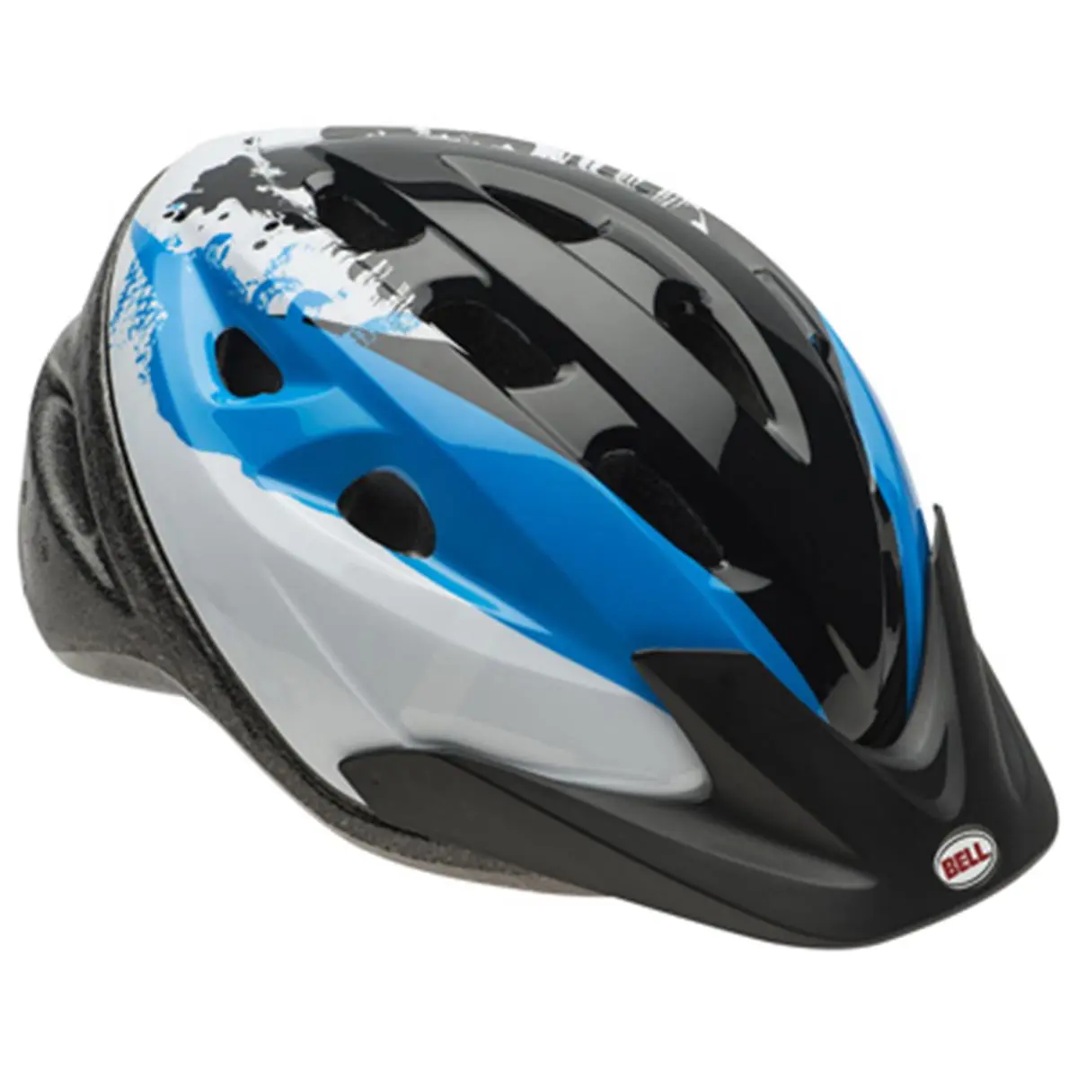 Bell Richter Youth Bike Helmet with True Fit System, 16 Vents, and Visor, Sporty Design for Head Sizes 52-56 cm, Bicycle Helmet
