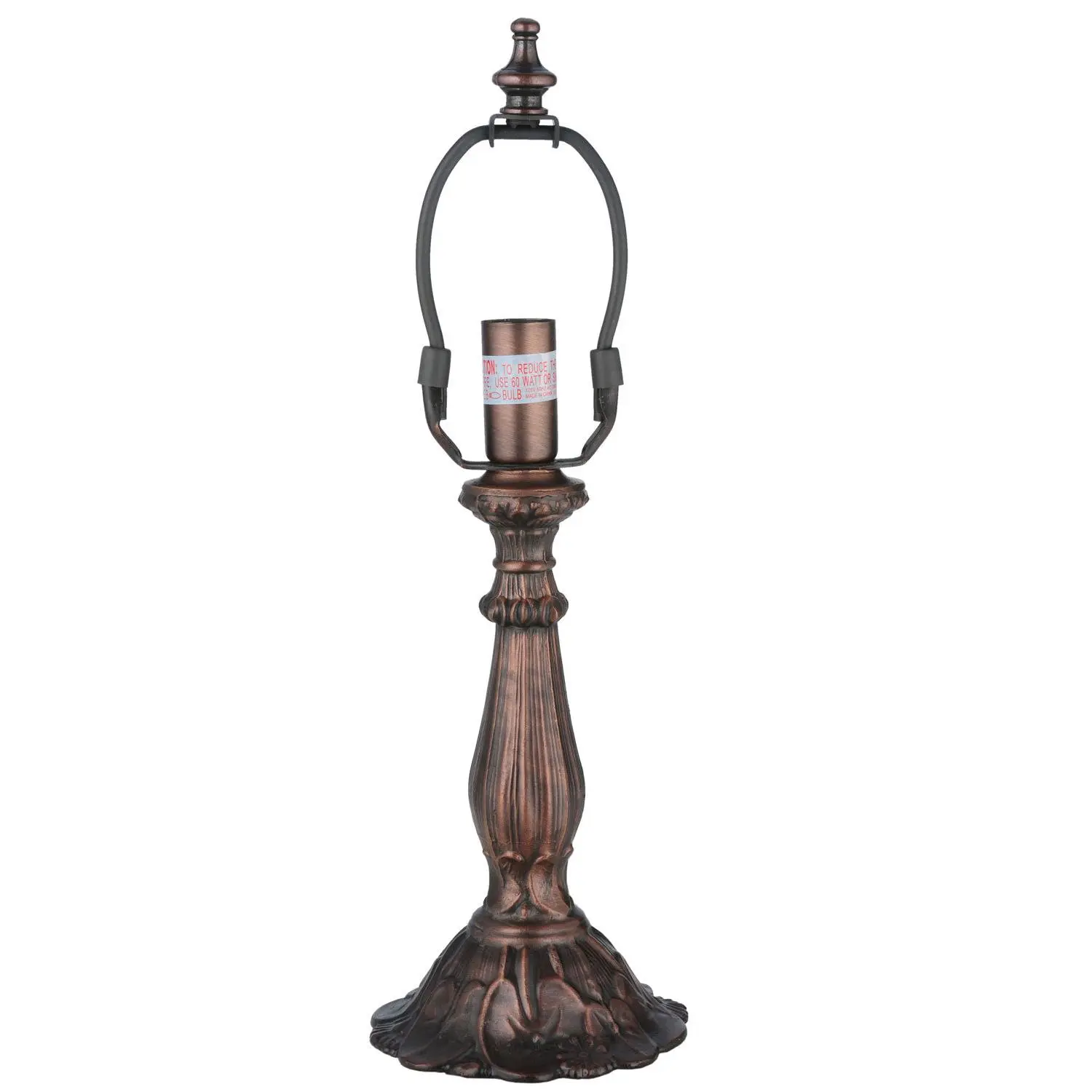 Lily One Light Table Base Mahogany Bronze