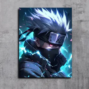 Kakashi Hatake Naruto - Right Print Poster No Framed