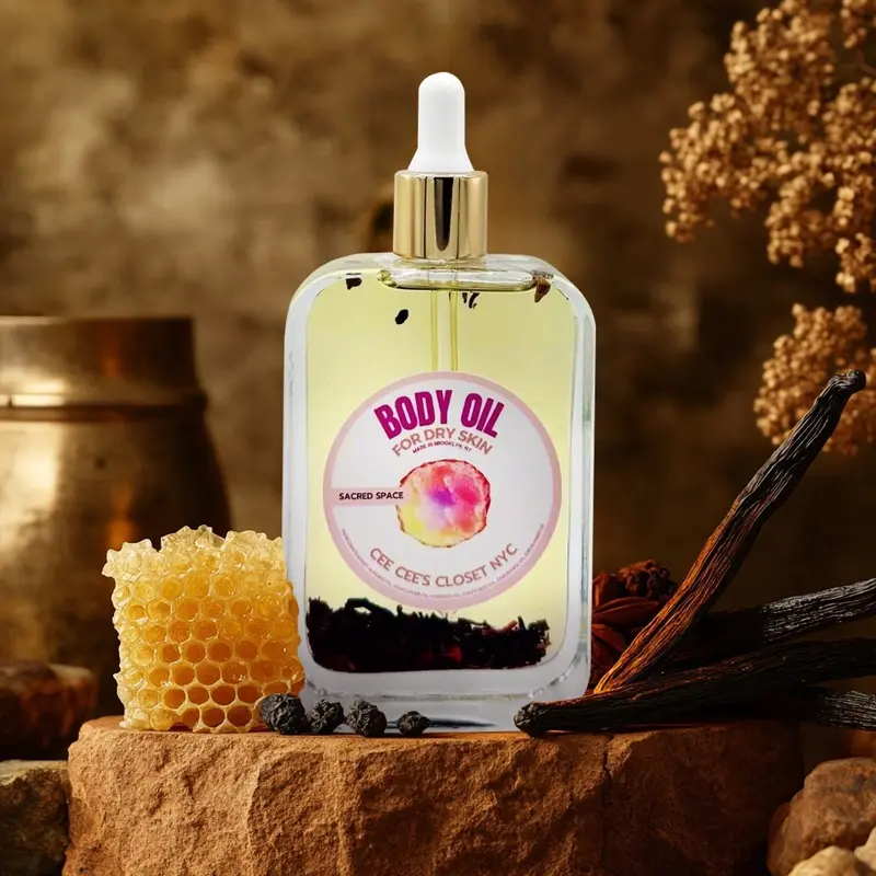 Sacred Space Dry Body Oil - Moisturizing Formula for Skin without Grease Fragrance Aroma