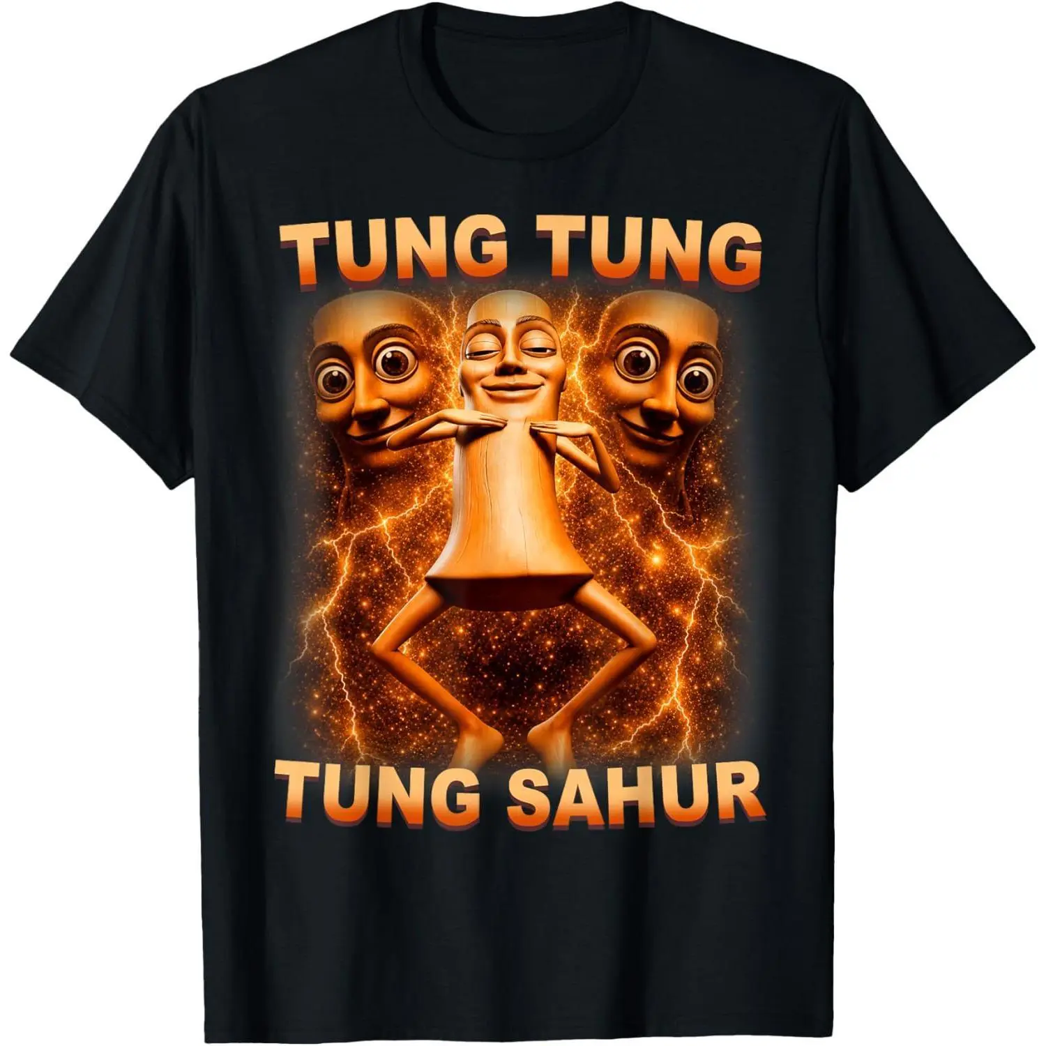 100% Cotton Tung Tung Tung Sahur is Calling Funny Italian T-Shirt