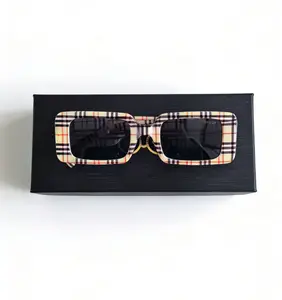 2026 Trendy Men's and Women's Matching Sunglasses for Outdoor Leisure and Fashionable Multi-Use Dark Sunglasses