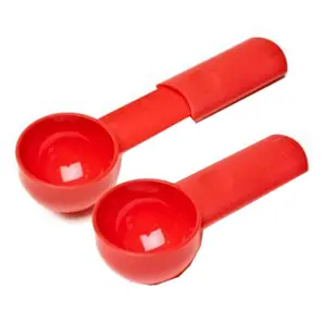 212 MAIN Bradshaw 12475 Plastic Measuring Coffee Scoop - Red, Pack of 6, Kitchen Utensil