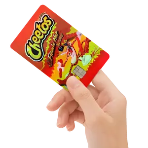 Hot Cheeto Holographic Credit Card Decal Hot Cheeto Holographic Credit Card Decal
