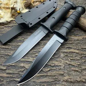 Gdekls Portable multi-functional camping knife, suitable for survival, kitchen use, cutting fruits and meat, survival tool