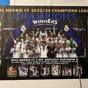 REAL MADRID CF 2023-2024 Champions League Champions Sportsprint